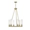 Z-Lite Beau 6 Light Chandelier, Rubbed Brass & Clear 3031-6RB - alternate 8